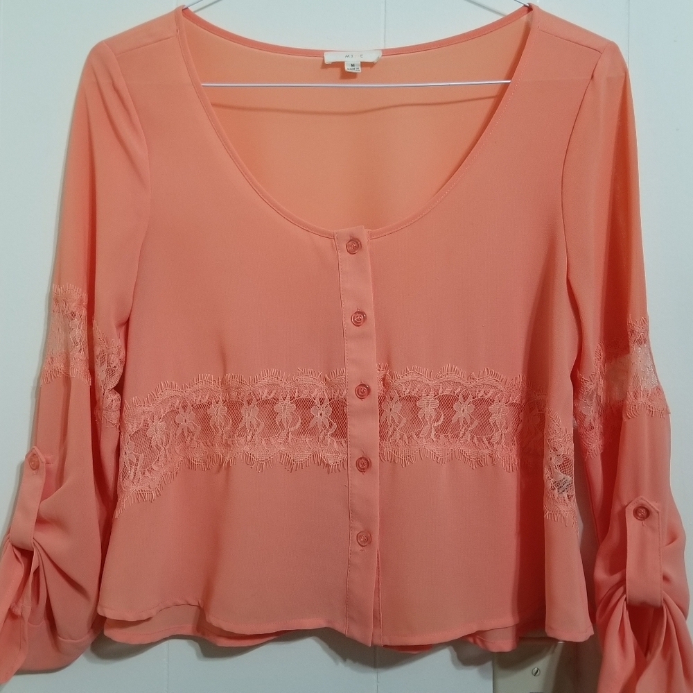 Mine Top with Lace Details
